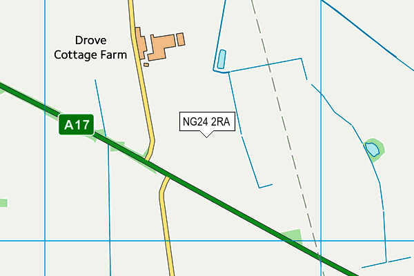 NG24 2RA map - OS VectorMap District (Ordnance Survey) NG24 2RA map - OS VectorMap District (Ordnance Survey)