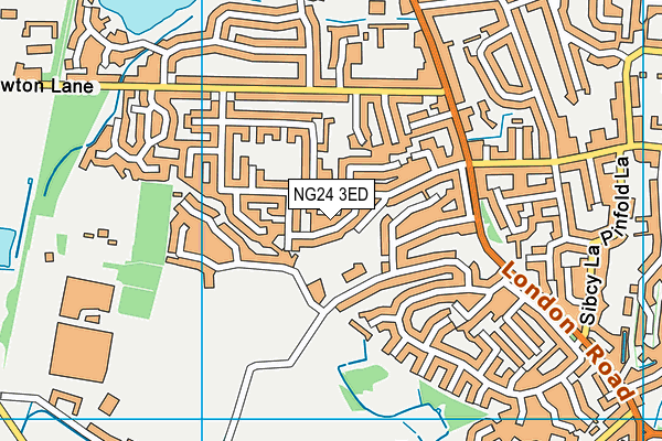 NG24 3ED map - OS VectorMap District (Ordnance Survey) NG24 3ED map - OS VectorMap District (Ordnance Survey)