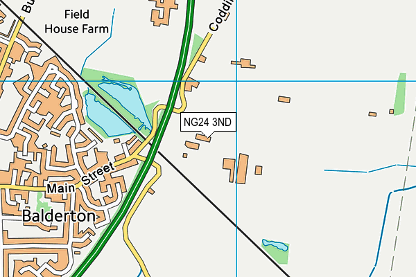 NG24 3ND map - OS VectorMap District (Ordnance Survey) NG24 3ND map - OS VectorMap District (Ordnance Survey)