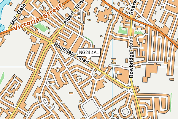NG24 4AL map - OS VectorMap District (Ordnance Survey) NG24 4AL map - OS VectorMap District (Ordnance Survey)
