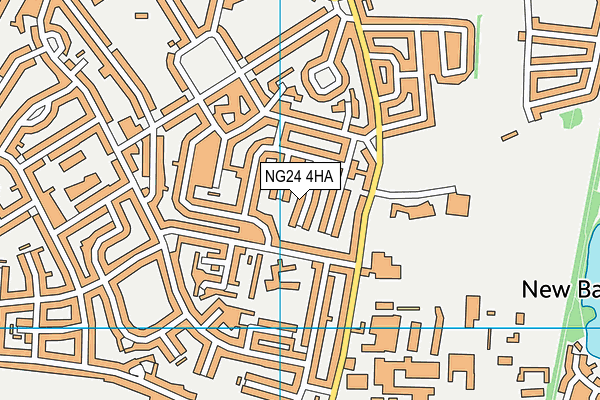 NG24 4HA map - OS VectorMap District (Ordnance Survey) NG24 4HA map - OS VectorMap District (Ordnance Survey)