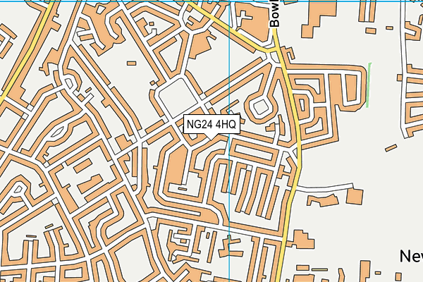 NG24 4HQ map - OS VectorMap District (Ordnance Survey) NG24 4HQ map - OS VectorMap District (Ordnance Survey)