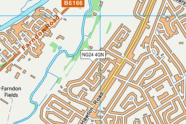 NG24 4QN map - OS VectorMap District (Ordnance Survey) NG24 4QN map - OS VectorMap District (Ordnance Survey)