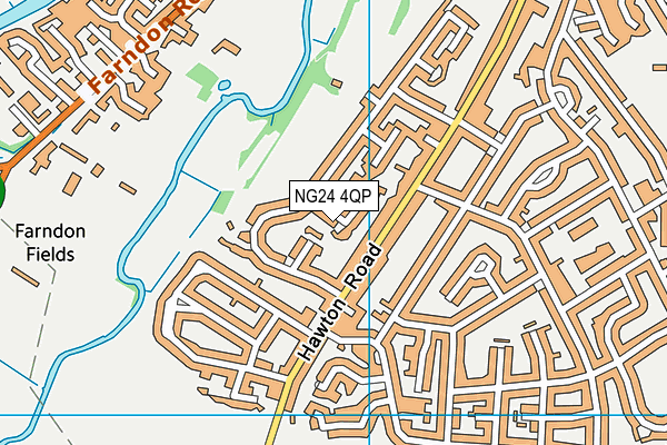 NG24 4QP map - OS VectorMap District (Ordnance Survey) NG24 4QP map - OS VectorMap District (Ordnance Survey)