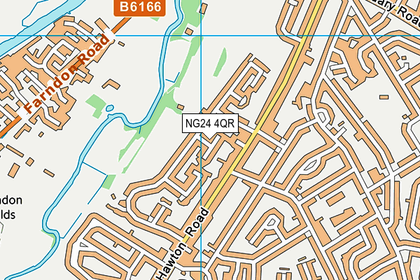 NG24 4QR map - OS VectorMap District (Ordnance Survey) NG24 4QR map - OS VectorMap District (Ordnance Survey)