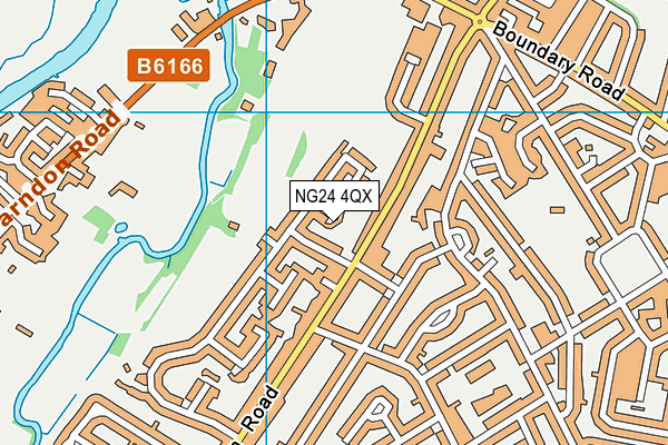 NG24 4QX map - OS VectorMap District (Ordnance Survey) NG24 4QX map - OS VectorMap District (Ordnance Survey)