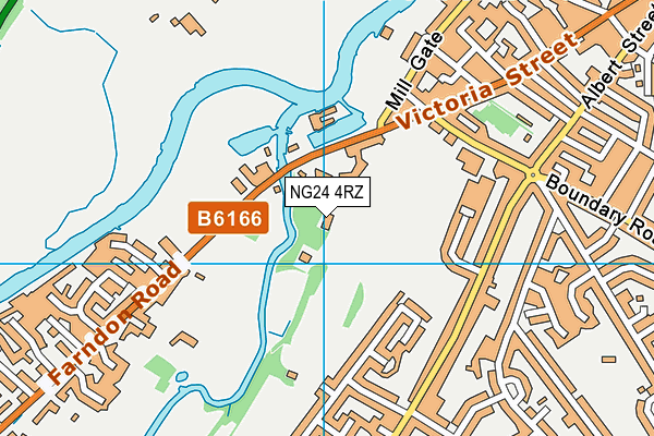 NG24 4RZ map - OS VectorMap District (Ordnance Survey) NG24 4RZ map - OS VectorMap District (Ordnance Survey)