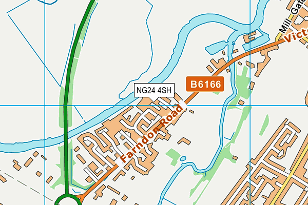 NG24 4SH map - OS VectorMap District (Ordnance Survey) NG24 4SH map - OS VectorMap District (Ordnance Survey)