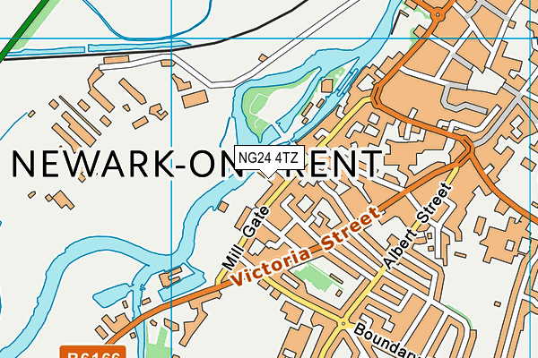 NG24 4TZ map - OS VectorMap District (Ordnance Survey) NG24 4TZ map - OS VectorMap District (Ordnance Survey)