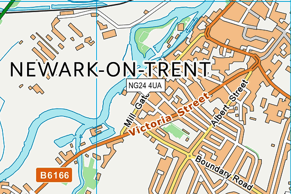 NG24 4UA map - OS VectorMap District (Ordnance Survey) NG24 4UA map - OS VectorMap District (Ordnance Survey)