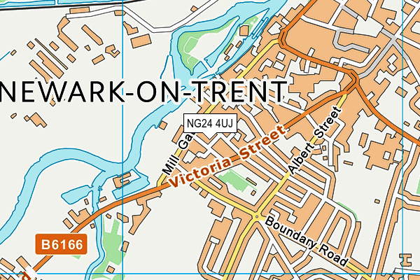 NG24 4UJ map - OS VectorMap District (Ordnance Survey) NG24 4UJ map - OS VectorMap District (Ordnance Survey)