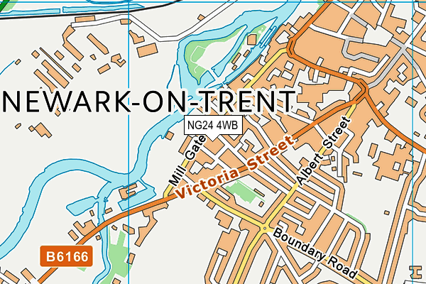 NG24 4WB map - OS VectorMap District (Ordnance Survey) NG24 4WB map - OS VectorMap District (Ordnance Survey)