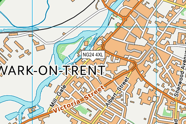 NG24 4XL map - OS VectorMap District (Ordnance Survey) NG24 4XL map - OS VectorMap District (Ordnance Survey)