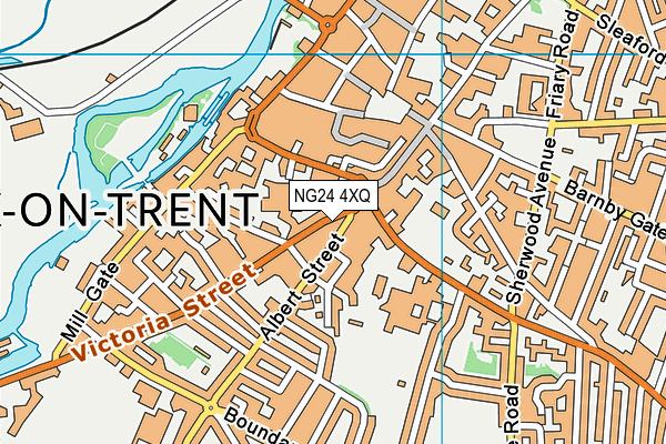 NG24 4XQ map - OS VectorMap District (Ordnance Survey) NG24 4XQ map - OS VectorMap District (Ordnance Survey)