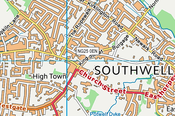 NG25 0EN map - OS VectorMap District (Ordnance Survey) NG25 0EN map - OS VectorMap District (Ordnance Survey)