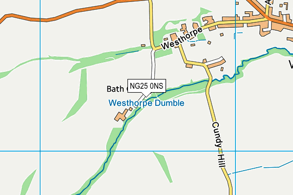 NG25 0NS map - OS VectorMap District (Ordnance Survey) NG25 0NS map - OS VectorMap District (Ordnance Survey)
