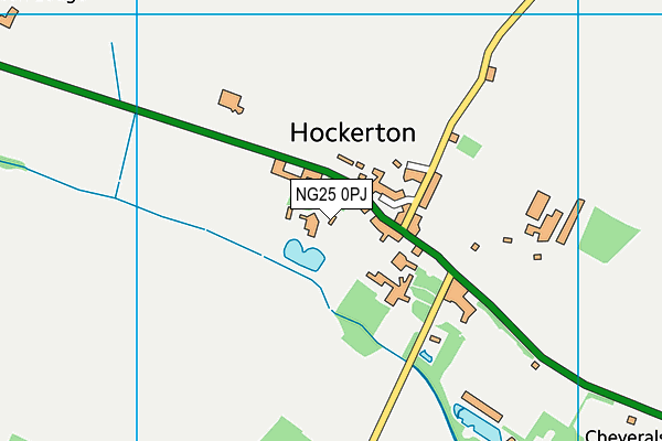 NG25 0PJ map - OS VectorMap District (Ordnance Survey) NG25 0PJ map - OS VectorMap District (Ordnance Survey)