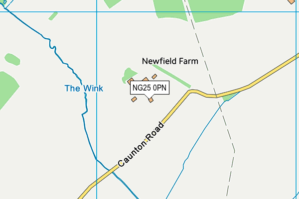 NG25 0PN map - OS VectorMap District (Ordnance Survey) NG25 0PN map - OS VectorMap District (Ordnance Survey)