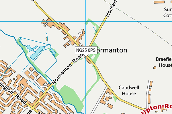 NG25 0PS map - OS VectorMap District (Ordnance Survey) NG25 0PS map - OS VectorMap District (Ordnance Survey)