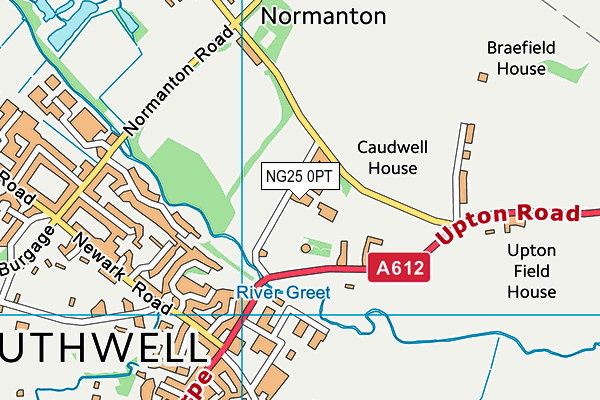 NG25 0PT map - OS VectorMap District (Ordnance Survey) NG25 0PT map - OS VectorMap District (Ordnance Survey)