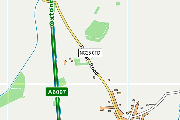 NG25 0TD map - OS VectorMap District (Ordnance Survey) NG25 0TD map - OS VectorMap District (Ordnance Survey)