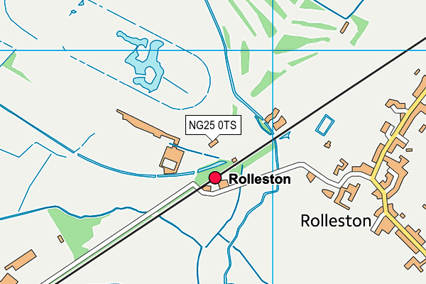 NG25 0TS map - OS VectorMap District (Ordnance Survey) NG25 0TS map - OS VectorMap District (Ordnance Survey)