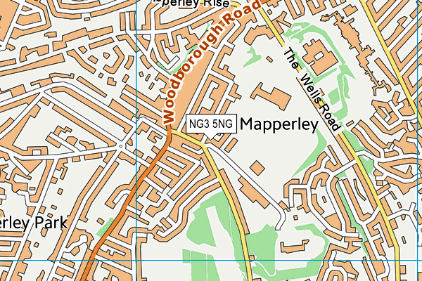 NG3 5NG map - OS VectorMap District (Ordnance Survey) NG3 5NG map - OS VectorMap District (Ordnance Survey)