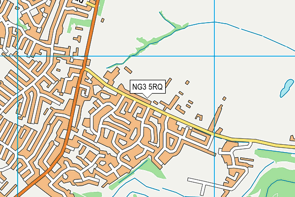 NG3 5RQ map - OS VectorMap District (Ordnance Survey) NG3 5RQ map - OS VectorMap District (Ordnance Survey)