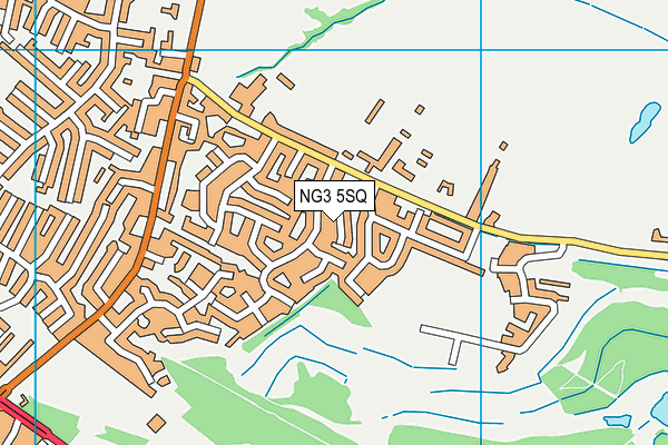 NG3 5SQ map - OS VectorMap District (Ordnance Survey) NG3 5SQ map - OS VectorMap District (Ordnance Survey)
