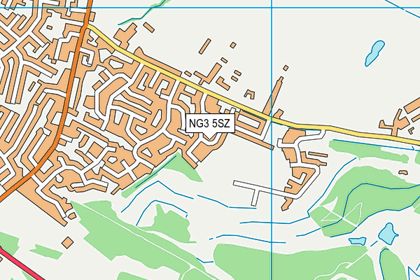 NG3 5SZ map - OS VectorMap District (Ordnance Survey) NG3 5SZ map - OS VectorMap District (Ordnance Survey)