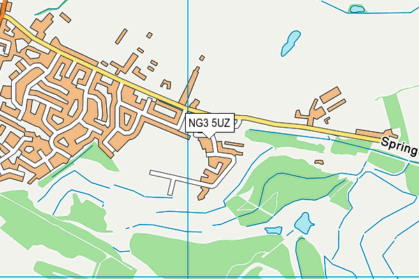 NG3 5UZ map - OS VectorMap District (Ordnance Survey) NG3 5UZ map - OS VectorMap District (Ordnance Survey)