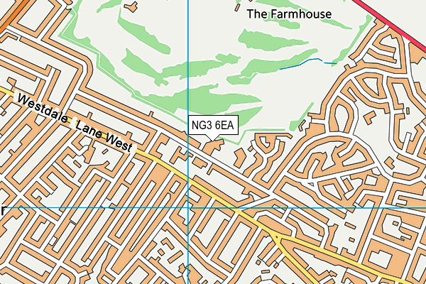 NG3 6EA map - OS VectorMap District (Ordnance Survey) NG3 6EA map - OS VectorMap District (Ordnance Survey)