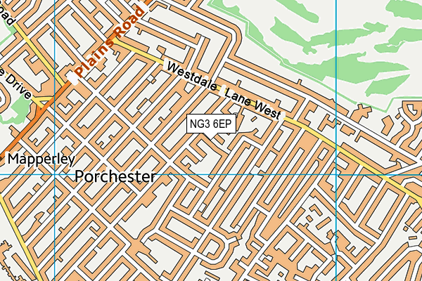 NG3 6EP map - OS VectorMap District (Ordnance Survey) NG3 6EP map - OS VectorMap District (Ordnance Survey)