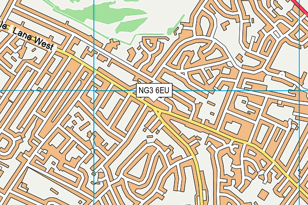 NG3 6EU map - OS VectorMap District (Ordnance Survey) NG3 6EU map - OS VectorMap District (Ordnance Survey)