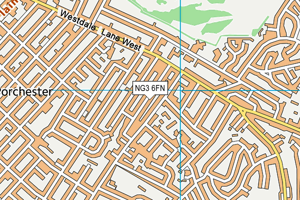 NG3 6FN map - OS VectorMap District (Ordnance Survey) NG3 6FN map - OS VectorMap District (Ordnance Survey)