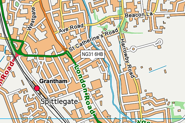 NG31 6HB map - OS VectorMap District (Ordnance Survey) NG31 6HB map - OS VectorMap District (Ordnance Survey)