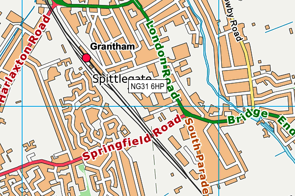 NG31 6HP map - OS VectorMap District (Ordnance Survey) NG31 6HP map - OS VectorMap District (Ordnance Survey)