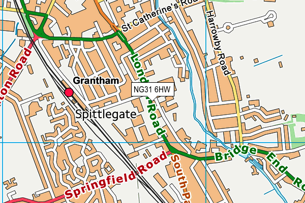 NG31 6HW map - OS VectorMap District (Ordnance Survey) NG31 6HW map - OS VectorMap District (Ordnance Survey)