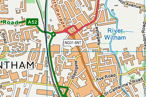 NG31 6NT map - OS VectorMap District (Ordnance Survey) NG31 6NT map - OS VectorMap District (Ordnance Survey)