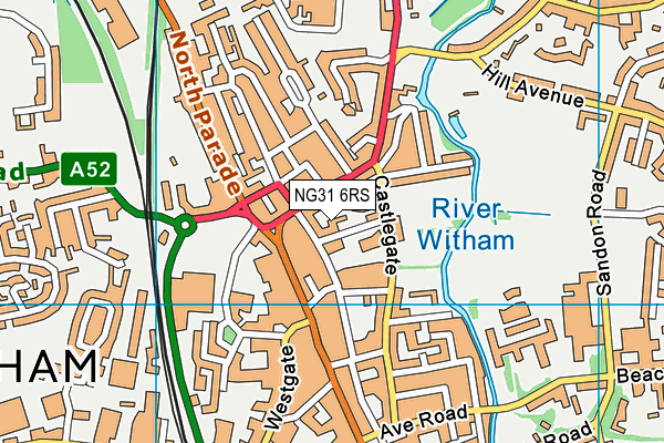 NG31 6RS map - OS VectorMap District (Ordnance Survey) NG31 6RS map - OS VectorMap District (Ordnance Survey)