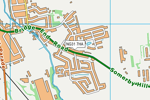 NG31 7HA map - OS VectorMap District (Ordnance Survey) NG31 7HA map - OS VectorMap District (Ordnance Survey)