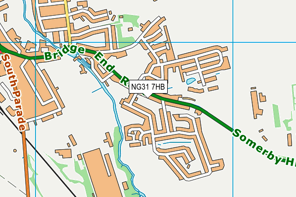 NG31 7HB map - OS VectorMap District (Ordnance Survey) NG31 7HB map - OS VectorMap District (Ordnance Survey)