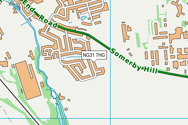 NG31 7HG map - OS VectorMap District (Ordnance Survey) NG31 7HG map - OS VectorMap District (Ordnance Survey)