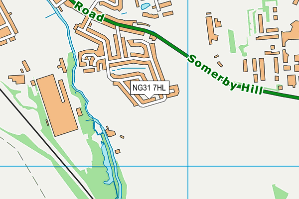 NG31 7HL map - OS VectorMap District (Ordnance Survey) NG31 7HL map - OS VectorMap District (Ordnance Survey)