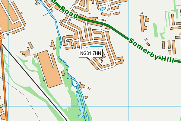NG31 7HN map - OS VectorMap District (Ordnance Survey) NG31 7HN map - OS VectorMap District (Ordnance Survey)
