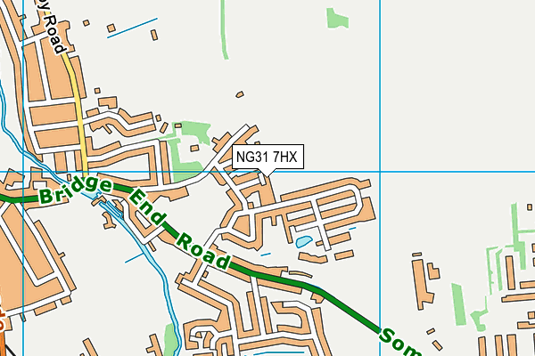 NG31 7HX map - OS VectorMap District (Ordnance Survey) NG31 7HX map - OS VectorMap District (Ordnance Survey)
