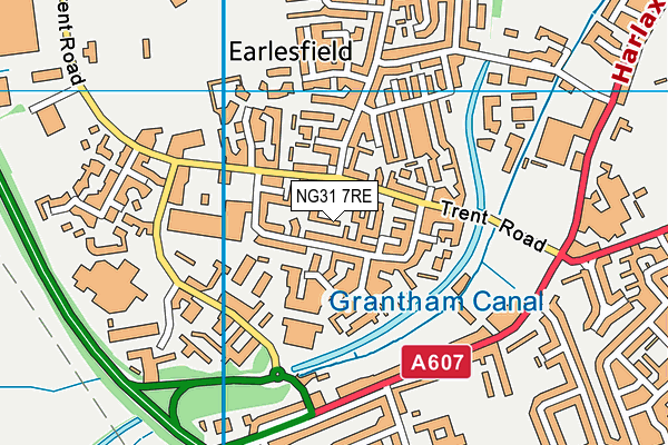 NG31 7RE map - OS VectorMap District (Ordnance Survey) NG31 7RE map - OS VectorMap District (Ordnance Survey)