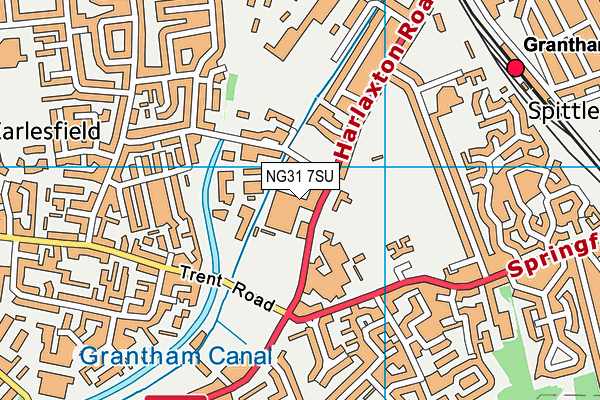 NG31 7SU map - OS VectorMap District (Ordnance Survey) NG31 7SU map - OS VectorMap District (Ordnance Survey)