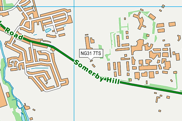 NG31 7TS map - OS VectorMap District (Ordnance Survey) NG31 7TS map - OS VectorMap District (Ordnance Survey)