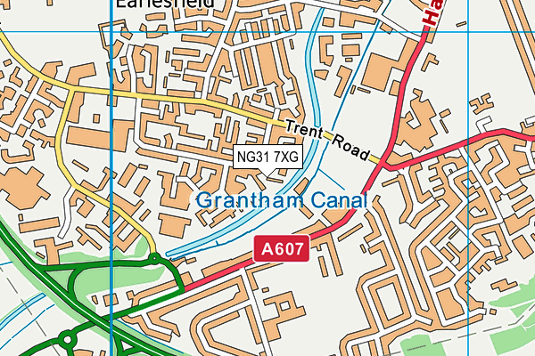 NG31 7XG map - OS VectorMap District (Ordnance Survey) NG31 7XG map - OS VectorMap District (Ordnance Survey)